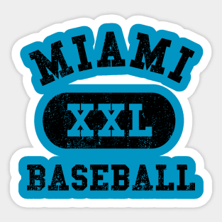 Miami Baseball Sticker